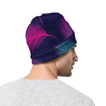 Colorful Feather Pattern Print Beanie