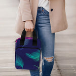 Colorful Feather Pattern Print Bible Tote Bag