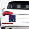 Colorful Feather Pattern Print Car Sticker