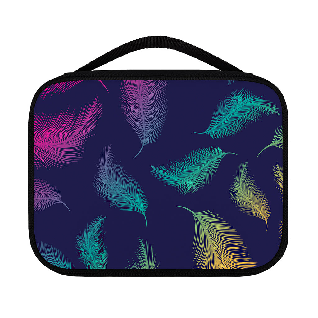 Colorful Feather Pattern Print Classic Bible Case
