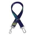 Colorful Feather Pattern Print Dog Seat Belt