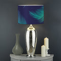 Colorful Feather Pattern Print Drum Lamp Shade
