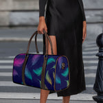 Colorful Feather Pattern Print Duffle Bag