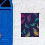 Colorful Feather Pattern Print Garden Flag