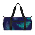 Colorful Feather Pattern Print Gym Bag