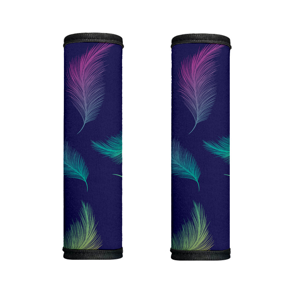 Colorful Feather Pattern Print Handle Covers