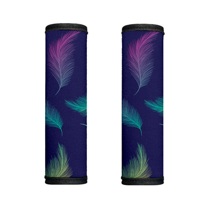 Colorful Feather Pattern Print Handle Covers