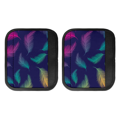 Colorful Feather Pattern Print Handle Covers