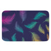 Colorful Feather Pattern Print Indoor Door Mat