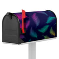 Colorful Feather Pattern Print Mailbox Cover