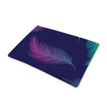 Colorful Feather Pattern Print Pet Cooling Mat Cover