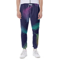 Colorful Feather Pattern Print Joggers