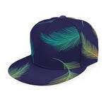 Colorful Feather Pattern Print Snapback Cap