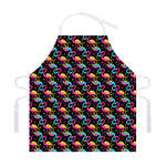 Colorful Flamingo Pattern Print Adjustable Apron