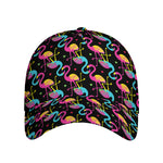 Colorful Flamingo Pattern Print Baseball Cap