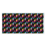 Colorful Flamingo Pattern Print Beach Towel