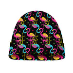 Colorful Flamingo Pattern Print Beanie
