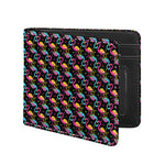 Colorful Flamingo Pattern Print Bifold Wallet