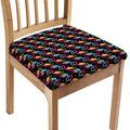 Colorful Flamingo Pattern Print Chair Cushion Cover