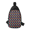 Colorful Flamingo Pattern Print Sling Bag