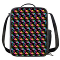 Colorful Flamingo Pattern Print Crossbody Lunch Bag