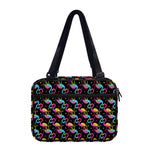 Colorful Flamingo Pattern Print Double Strap Bible Bag