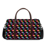 Colorful Flamingo Pattern Print Duffle Bag