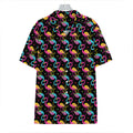 Colorful Flamingo Pattern Print Hawaiian Shirt