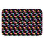 Colorful Flamingo Pattern Print Indoor Door Mat