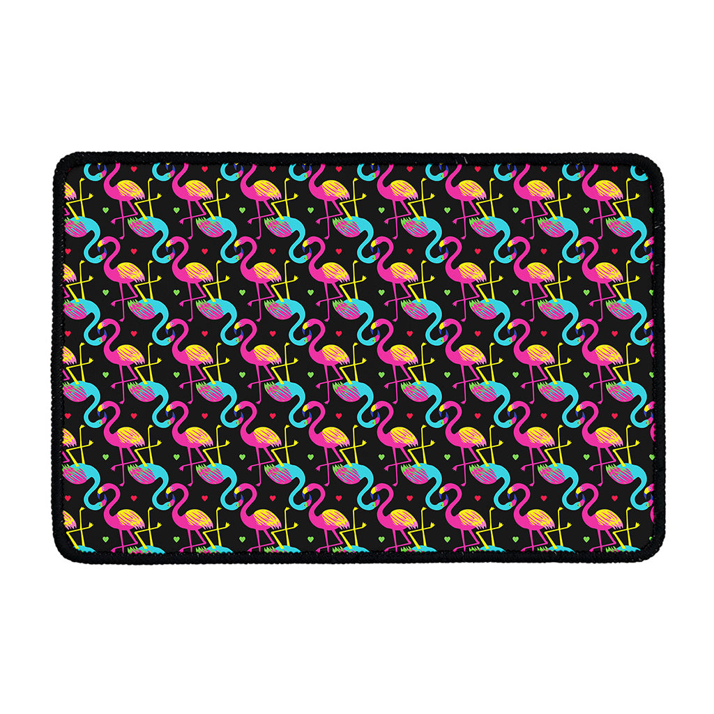 Colorful Flamingo Pattern Print Kitchen Mat