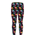 Colorful Flamingo Pattern Print Men's Leggings