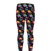 Colorful Flamingo Pattern Print Men's leggings