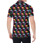 Colorful Flamingo Pattern Print Men's Shirt