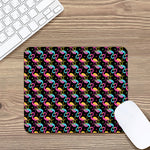 Colorful Flamingo Pattern Print Mouse Pad