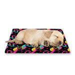 Colorful Flamingo Pattern Print Pet Cooling Mat Cover