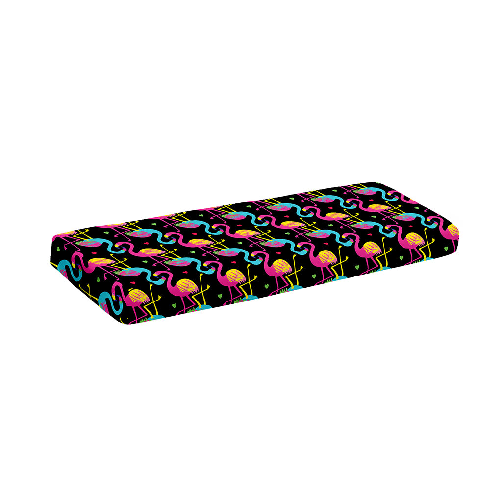 Colorful Flamingo Pattern Print Piano Keyboard Cover