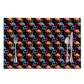 Colorful Flamingo Pattern Print Placemat