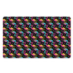 Colorful Flamingo Pattern Print Polyester Doormat