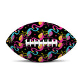 Colorful Flamingo Pattern Print Rugby Ball