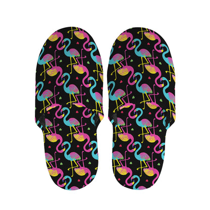 Colorful Flamingo Pattern Print Slippers