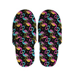 Colorful Flamingo Pattern Print Slippers