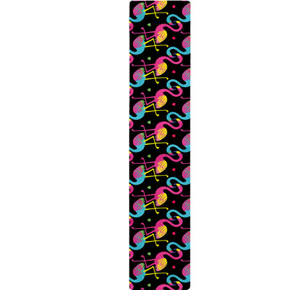 Colorful Flamingo Pattern Print Table Runner