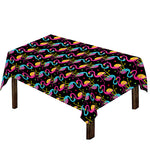 Colorful Flamingo Pattern Print Tablecloth