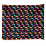 Colorful Flamingo Pattern Print Tapestry