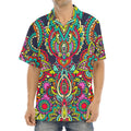 Colorful Floral Mandala Print Aloha Shirt