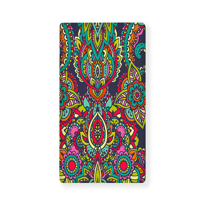 Colorful Floral Mandala Print Baby Crib Sheet