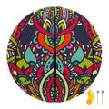Colorful Floral Mandala Print Basketball