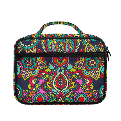 Colorful Floral Mandala Print Briefcase Bible Bag