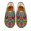 Colorful Floral Mandala Print Casual Shoes