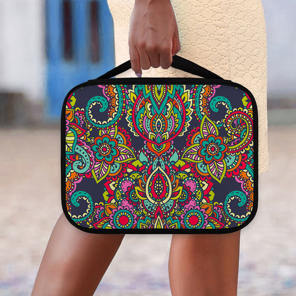 Colorful Floral Mandala Print Classic Bible Case